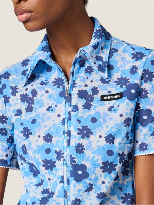 Camicia elasticizzata MIU MIU | MK201919EXF0013